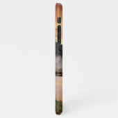 Mooie zwarte paard iPhone hoesje (Linkerkant)