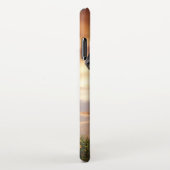 Mooie zwarte paard iPhone hoesje (Rechterkant)