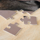 Mooie zwarte paard legpuzzel (Zijkant)