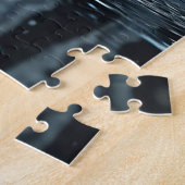 Mooie Zwarte Paard Rent Door Water Legpuzzel (Zijkant)