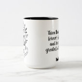 Mooie zwarte theekop met bloemen mok (Center)