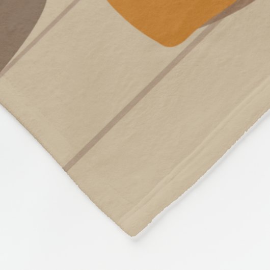 Mooie zwarte vrouw die mediteert fleece deken (Hoek)