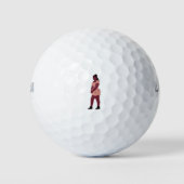 Mooie zwarte vrouw golfballen (Voorkant)