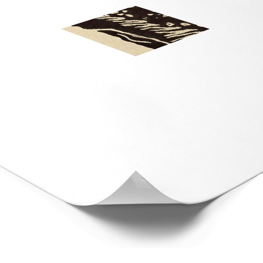 Mooie zwarte vrouw poster (Hoek)