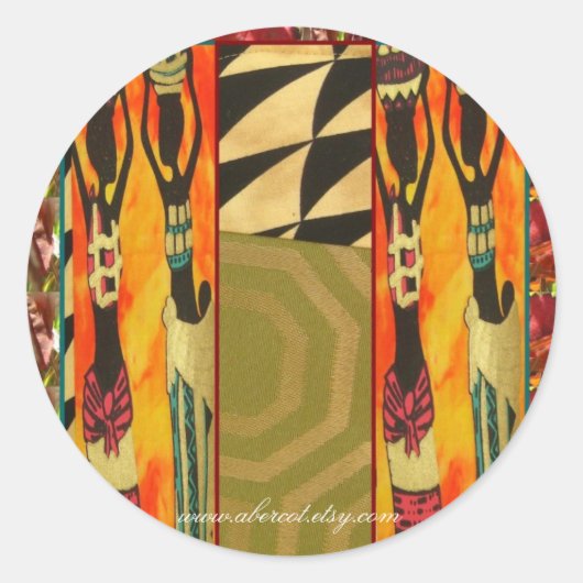 Mooie Zwarte Vrouwen en Water Jugs Stickers (Voorkant)