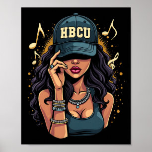 Mooie Zwarte Vrouwen Hbcu Black History Month Poster
