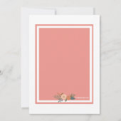 Mooie zwarte vrouwenkaart (Achterkant)