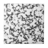 Mooie, zwarte witte marmerstone, Trendy, uniek Tegeltje (Voorkant)