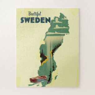 Mooie Zweden reisposter Legpuzzel