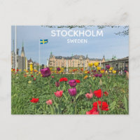 Mooie Zweden Stockholm Ansichtkaart!