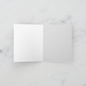 Mooie zwembad roodharige meisje gepersonaliseerde  bedankkaart (Binnen)