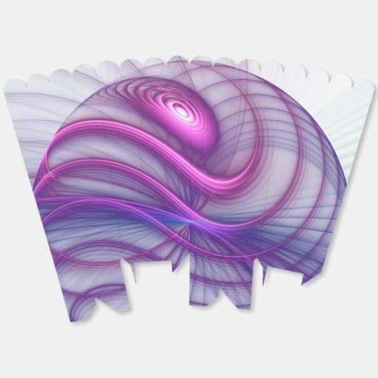 Mooie zwendelroze Abstracte fractale kunst Bedankdoosjes (Ongevouwen)