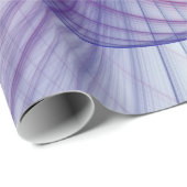 Mooie zwendelroze Abstracte fractale kunst Cadeaupapier (Rol Hoek)