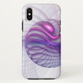 Mooie zwendelroze Abstracte fractale kunst Case-Mate iPhone Case (Achterkant)