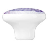 Mooie zwendelroze Abstracte fractale kunst Keramische Knop (Zijkant)