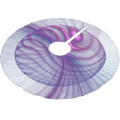 Mooie zwendelroze Abstracte fractale kunst Kerstboom Rok (Gekanteld)