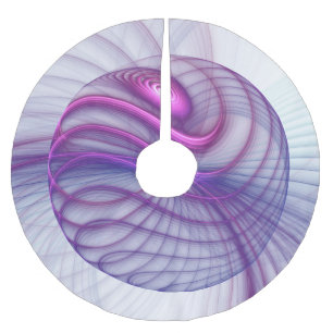 Mooie zwendelroze Abstracte fractale kunst Kerstboom Rok