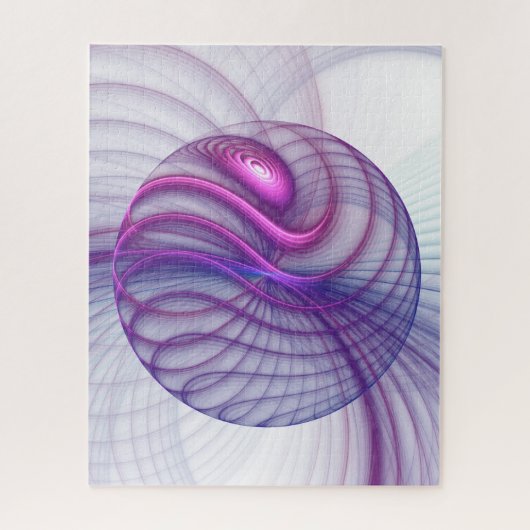 Mooie zwendelroze Abstracte fractale kunst Legpuzzel (Verticaal)