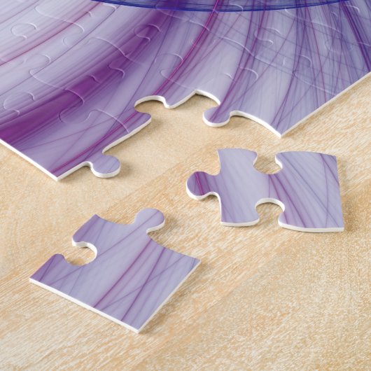 Mooie zwendelroze Abstracte fractale kunst Legpuzzel (Zijkant)