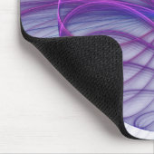 Mooie zwendelroze Abstracte fractale kunst Muismat (Hoek)