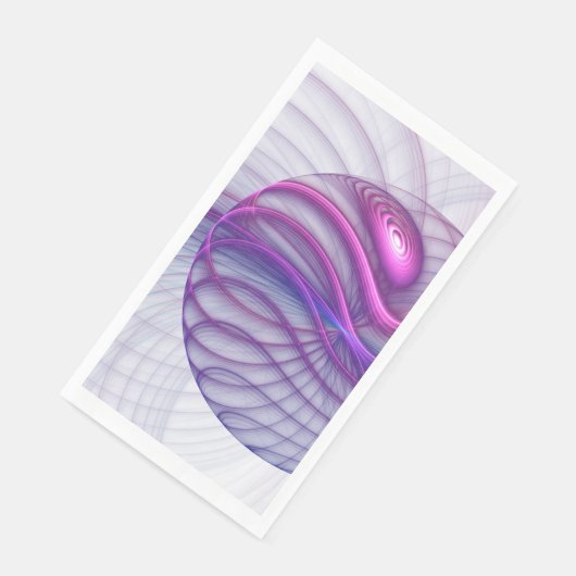 Mooie zwendelroze Abstracte fractale kunst Servet (Hoek)