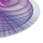 Mooie zwendelroze Abstracte fractale kunst Snijplank (Hoek)