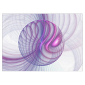 Mooie zwendelroze Abstracte fractale kunst Tafelkleed (Voorkant (Horizontaal))