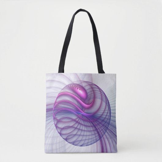 Mooie zwendelroze Abstracte fractale kunst Tote Bag (Voorkant)