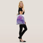Mooie zwendelroze Abstracte fractale kunst Tote Bag (Op model)