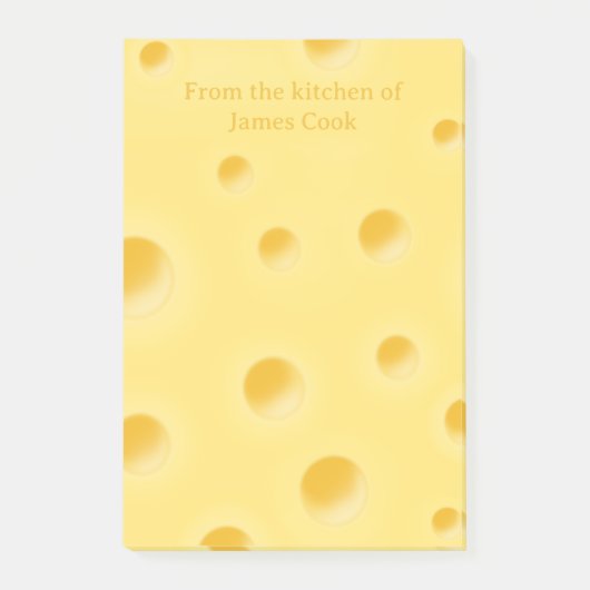 Mooie Zwitserse Kaas Fantasievol Persoonlijk Post-it® Notes (Voorkant)