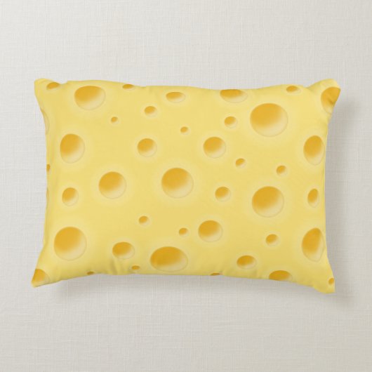 Mooie Zwitserse kaas grillig Accent Kussen (Achterkant)