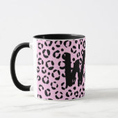 Mooier in Roze Dierprint (Persoonlijk) Mok (Links)