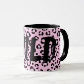 Mooier in Roze Dierprint (Persoonlijk) Mok (Voorkant rechts)