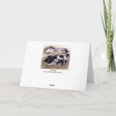MOOIERKAT MET KITTEN / Moederdag Kaart (Achterkant)