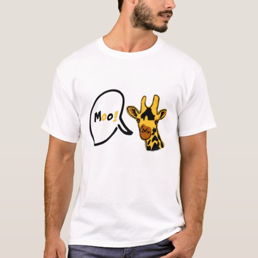 Mooing giraffe! t-shirt (Voorkant)