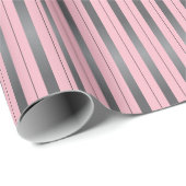 Mooipapier in roze en zilver cadeaupapier (Rol Hoek)