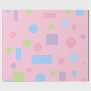 Mooipapier met roze pastel stippen voor verjaardag cadeaupapier