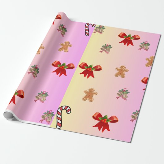 Mooipapier voor Kerstmis Cadeaupapier (Uitgerold)