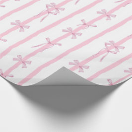 Mooipapieren Inpakpapier Met Roze Lint Strepen