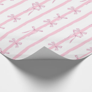 Mooipapieren Inpakpapier Met Roze Lint Strepen