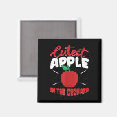 Mooiste appel in de boomgaard Funny Apple Picking  Magneet (Voorkant / Achterkant)