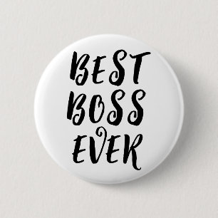 Mooiste Baas Ooit Knop Badge – Leuke Baas Waarderi Ronde Button 5,7 Cm