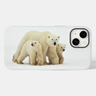 Mooiste Baby Dieren Familie van IJsberen Case-Mate iPhone 14 Hoesje