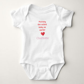 Mooiste Baby Ter Wereld & Naam, Baby Cadeau,  Romper