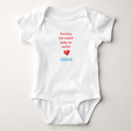 Mooiste Baby Ter Wereld & Naam, Baby Cadeau,  Romper