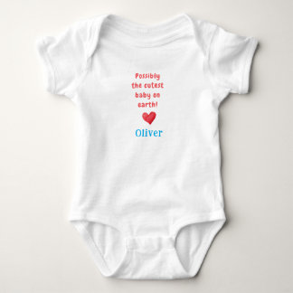 Mooiste Baby Ter Wereld & Naam, Baby Cadeau,  Romper