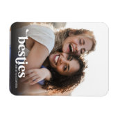 Mooiste Beste Vrienden Custom Foto Magneet (Horizontaal)