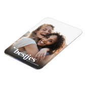 Mooiste Beste Vrienden Custom Foto Magneet (Linkerzijde)