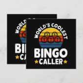 Mooiste Bingo-oproeper ter Wereld Kaart (Voorkant / Achterkant)