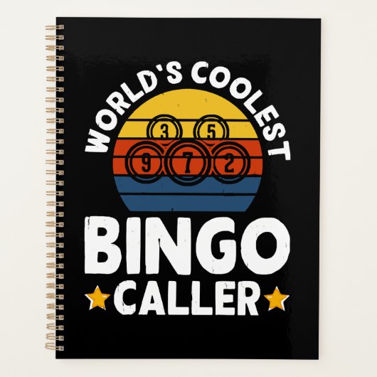 Mooiste Bingo-oproeper Ter Wereld Planner (Voorkant)